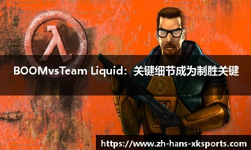 BOOMvsTeam Liquid：关键细节成为制胜关键